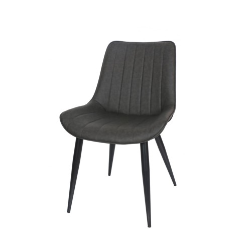 Charlize Dining Chair Grey Leatherette